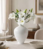 Elegant White Lily Vase Arrangement