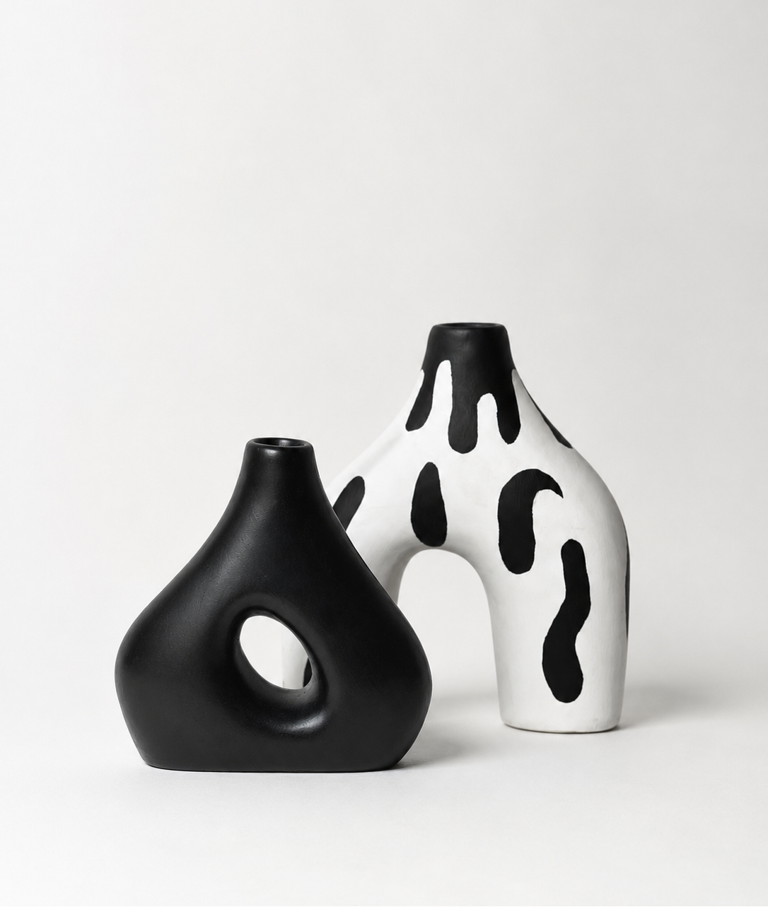 Modern Abstract Ceramic Vase Set